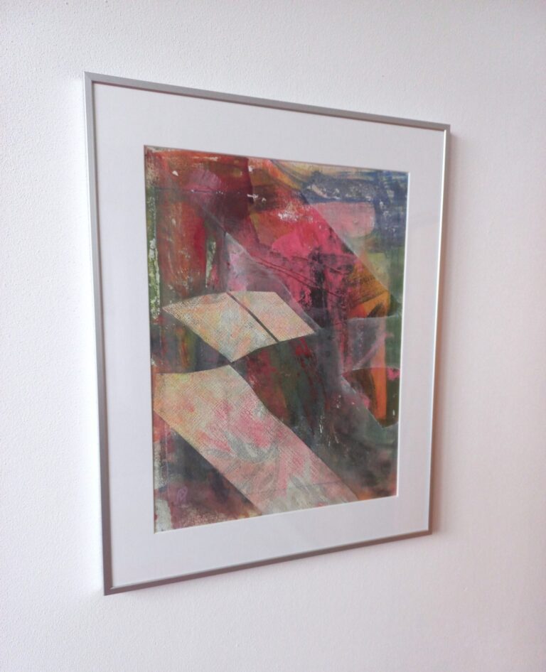 collage 1 aan wand schuin